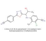 2-Chloro-4-({1-[5-(4-cyanophenyl)-1,3,4-oxadiazol-2-yl]-2-hydroxypropyl}amino)-3-methylbenzonitrile 2.5g | #039c