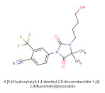 4-[3-(4-Hydroxybutyl)-4,4-dimethyl-2,5-dioxo-1-imidazolidinyl]-2-(trifluoromethyl)benzonitrile 500mg | #040a