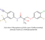3-(4-chloro-3-fluorophenoxy)-N-[4-cyano-3-(trifluoromethyl) phenyl]-2-hydroxy-2-methylpropanamide 500mg | #041a