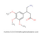 4-amino-3-(3,4,5-trimethoxyphenyl)butanoic acid 5.0g | #061c