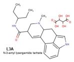 1.) N-3-amyl lysergamide (tartrate) “L3A” – 5mg (5000mcg) | #166a