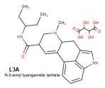 5.) N-3-amyl lysergamide (tartrate) “L3A” – 250mg (250,000mcg) | #166e