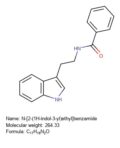 N-tryptamine benzamide / N-benzoyltryptamine 500mg | #283a